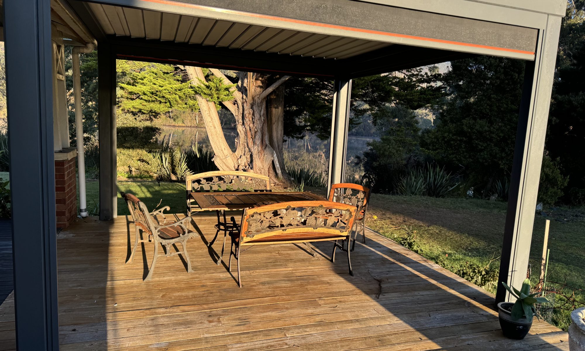 Louvered Roof